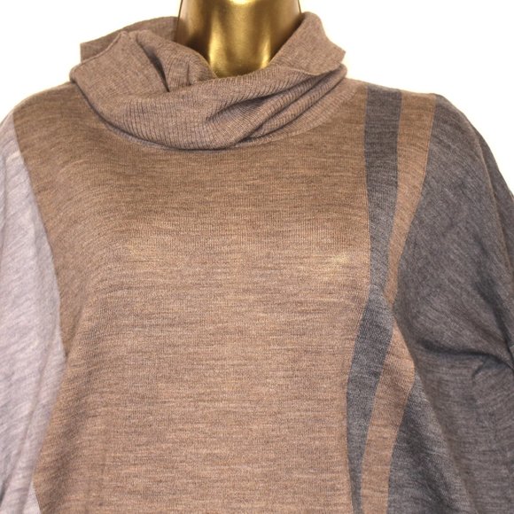 Ellen Tracy Cowl Neck Sweater  Extra Fine Merino - Picture 2 of 5